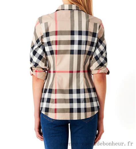chemise burberry femme soldes